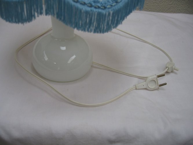 Lampe en opaline