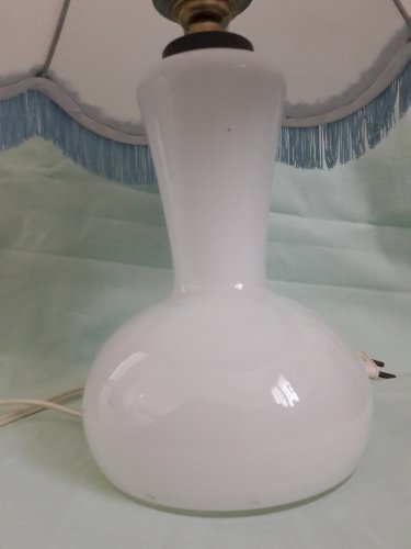 Lampe en opaline