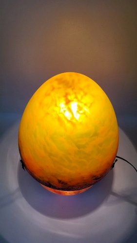 LAMPE EN PATE DE VERRE LE VERRE FRANCAIS