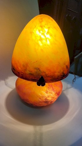 LAMPE EN PATE DE VERRE LE VERRE FRANCAIS