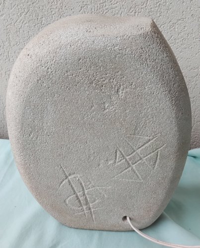 Lampe en pierre Arsène Galisson