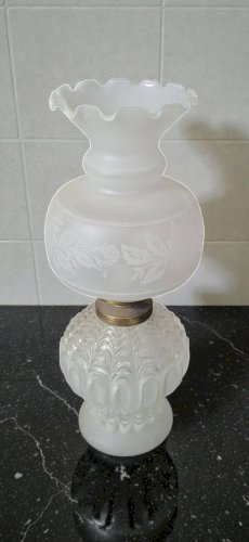Lampe en verre 1970s