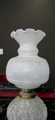 Lampe en verre 1970s