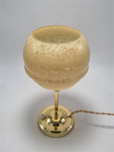 Lampe en verre de Clichy