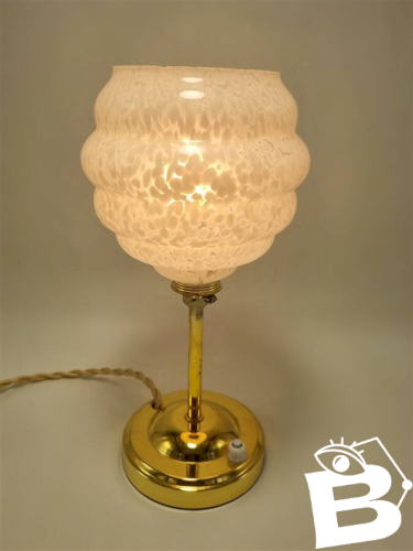 Lampe en verre de Clichy