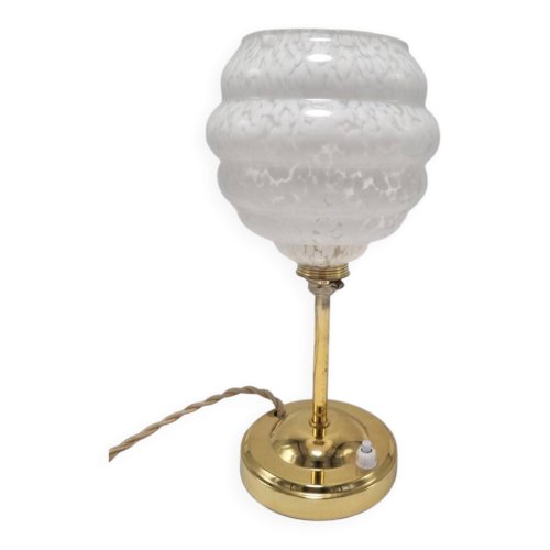 Lampe en verre de Clichy