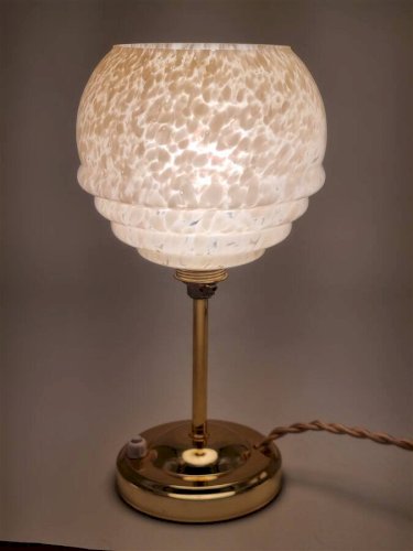 Lampe en verre de Clichy