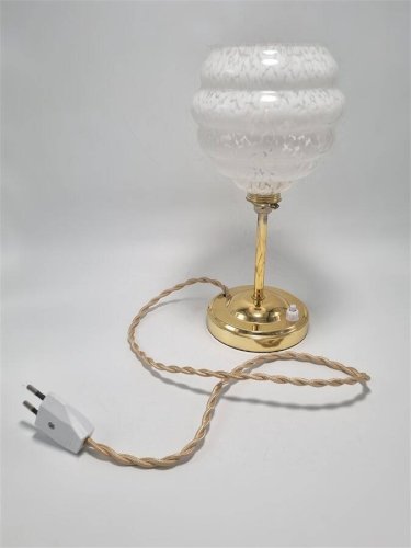 Lampe en verre de Clichy