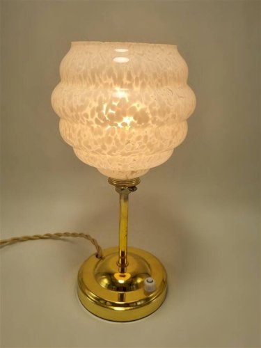 Lampe en verre de Clichy
