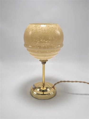 Lampe en verre de Clichy