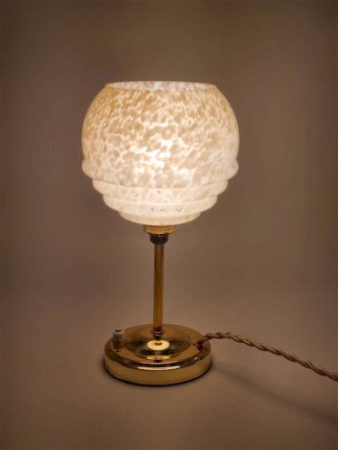 Lampe en verre de Clichy