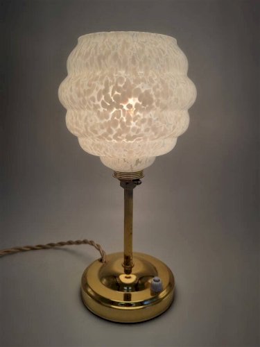 Lampe en verre de Clichy