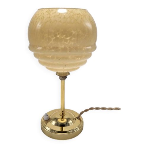 Lampe en verre de Clichy