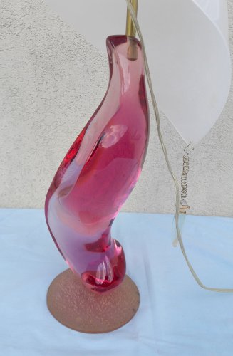 Lampe en verre