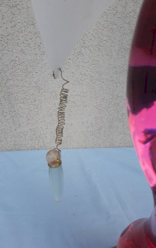 Lampe en verre