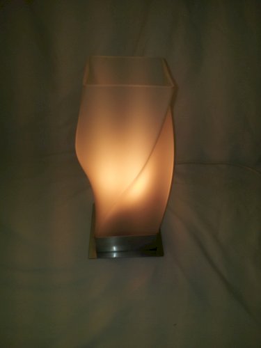 Lampe en verre