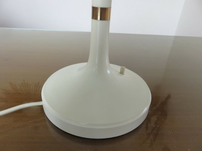 LAMPE  ERCO 3175  POLYCARBONATE ET LAITON GERMANY ANNEES 60 70