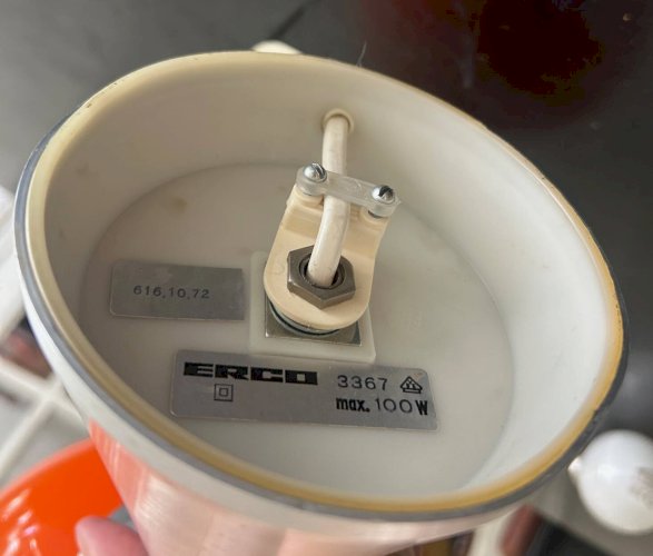 Lampe Erco dAloys Gangkofner, 1970