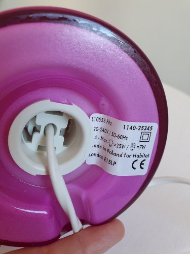 Lampe Fitz Habitat vintage