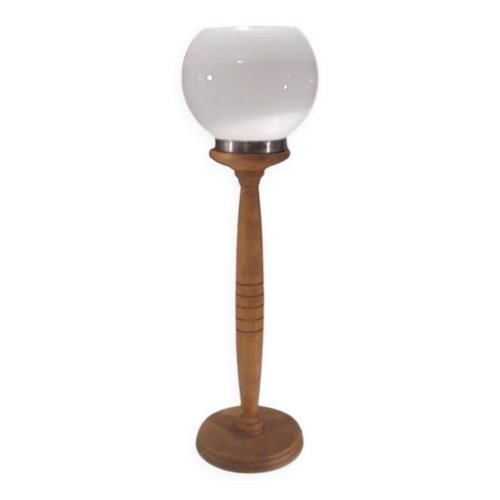 Lampe globe opaline