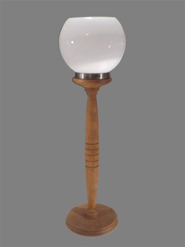 Lampe globe opaline