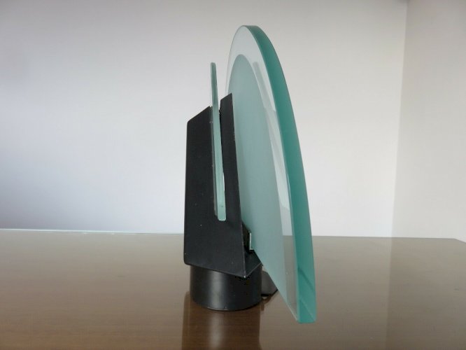 LAMPE GRAPHIQUE  DEMI LUNE  ANNEES 80 VINTAGE ERA MEMPHIS