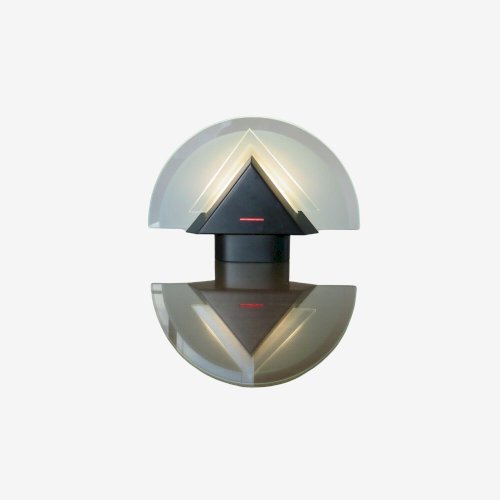 LAMPE GRAPHIQUE  DEMI LUNE  ANNEES 80 VINTAGE ERA MEMPHIS