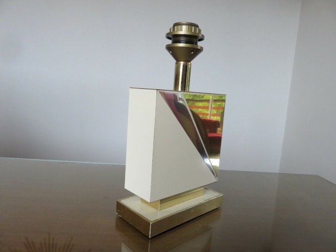 LAMPE HOLLYWOOD REGENCY MARQUE  LE DAUPHIN  MODELE POLVA ANNEES 70 80