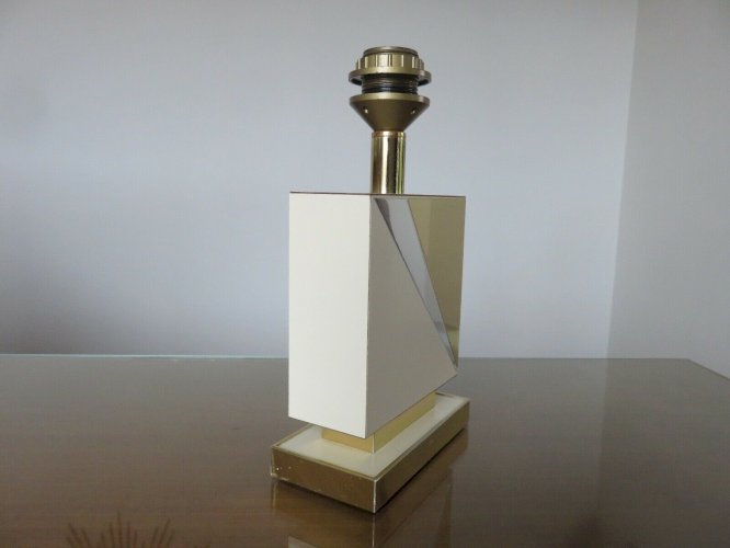 LAMPE HOLLYWOOD REGENCY MARQUE  LE DAUPHIN  MODELE POLVA ANNEES 70 80
