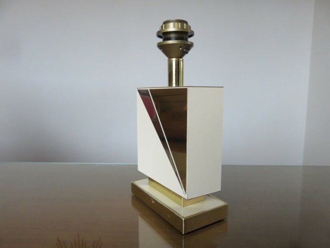 LAMPE HOLLYWOOD REGENCY MARQUE  LE DAUPHIN  MODELE POLVA ANNEES 70 80