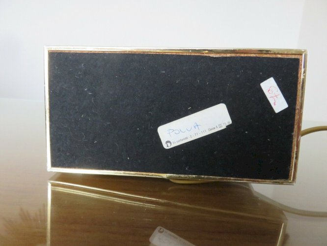LAMPE HOLLYWOOD REGENCY MARQUE  LE DAUPHIN  MODELE POLVA ANNEES 70 80