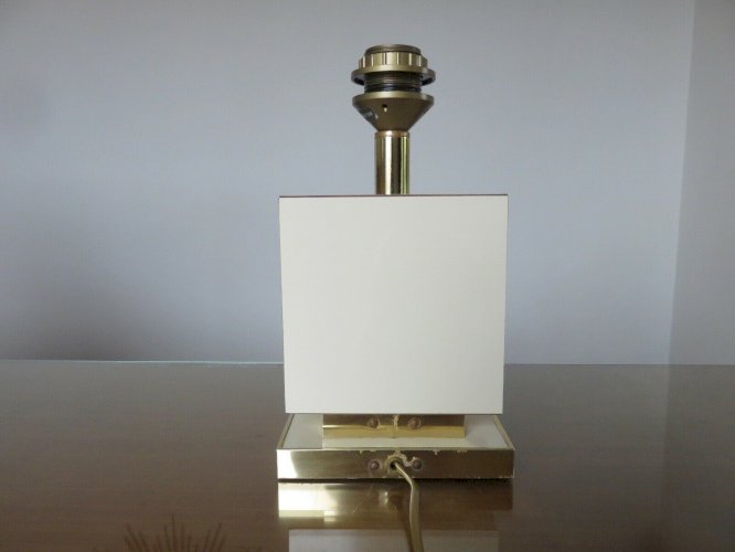 LAMPE HOLLYWOOD REGENCY MARQUE  LE DAUPHIN  MODELE POLVA ANNEES 70 80