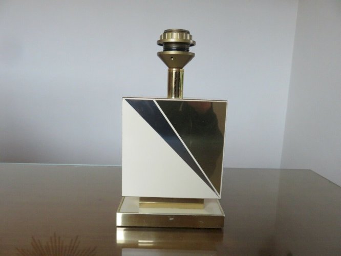 LAMPE HOLLYWOOD REGENCY MARQUE  LE DAUPHIN  MODELE POLVA ANNEES 70 80