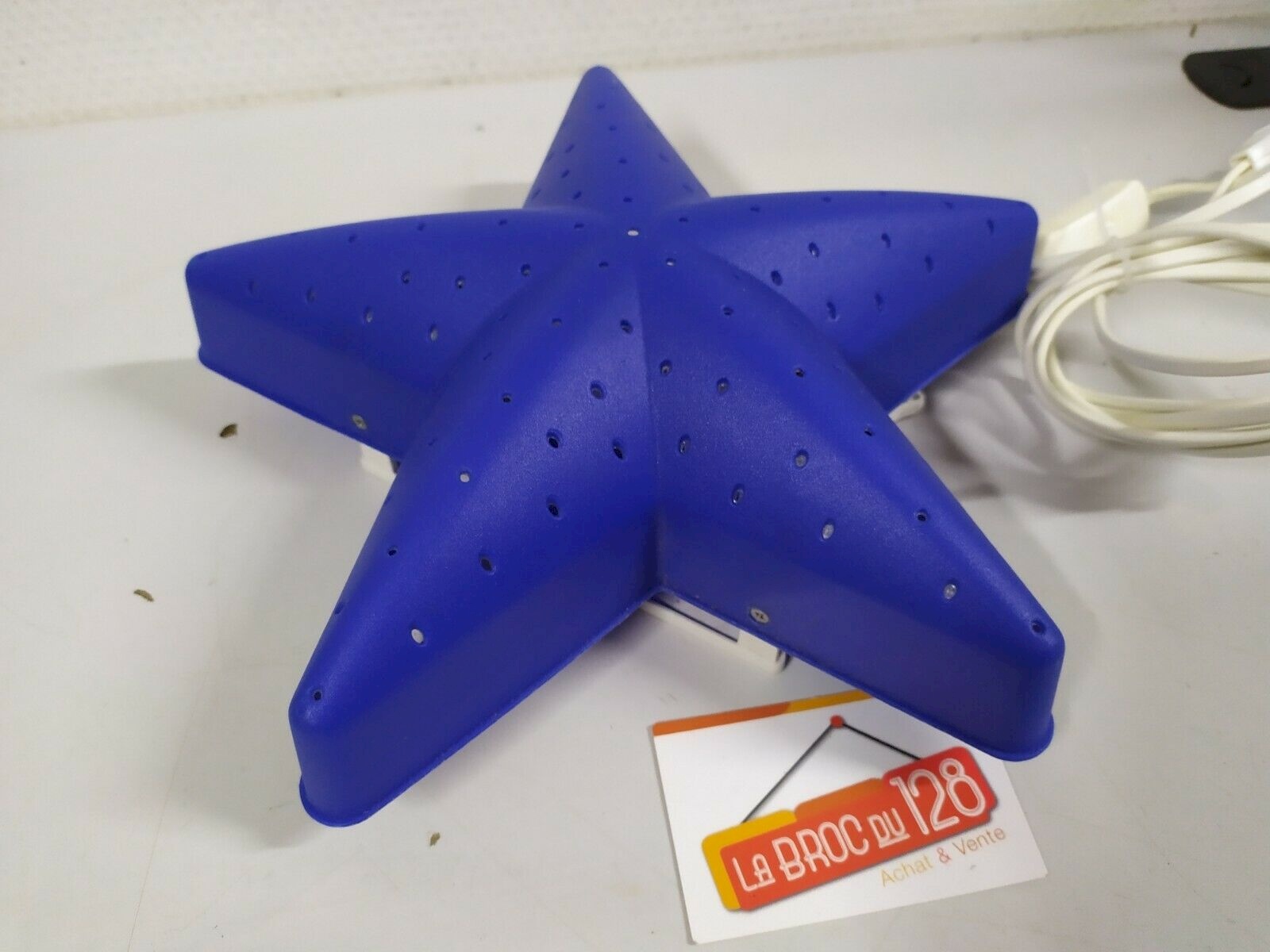 Lampe Ikea étoile bleu Smila Stjarna veilleuse Fonctionne Vintage