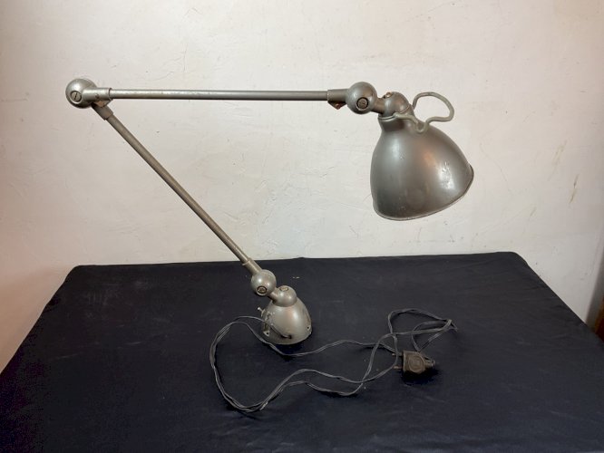 Lampe Jielde ou style ,prototype ? 2 bras industriel no gras Ravel