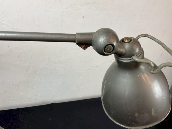 Lampe Jielde ou style ,prototype ? 2 bras industriel no gras Ravel