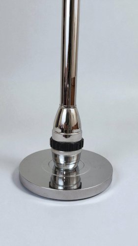 Lampe Jumo chrome années 50