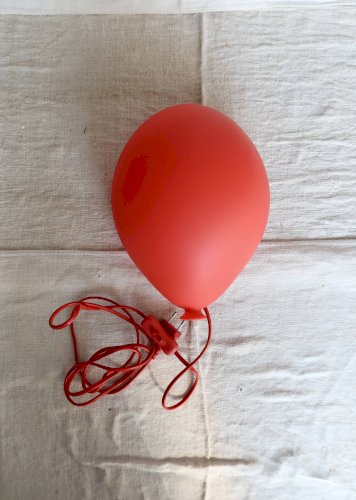 Lampe murale ikea ballon rouge drömminge - années 1990