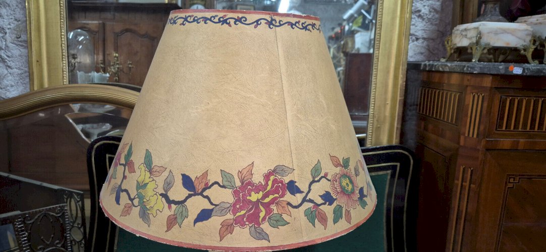 LAMPE OEUF D'AUTRUCHE MAISON CHARLES