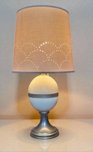 Lampe Œuf dAutruche signé Christian Dior