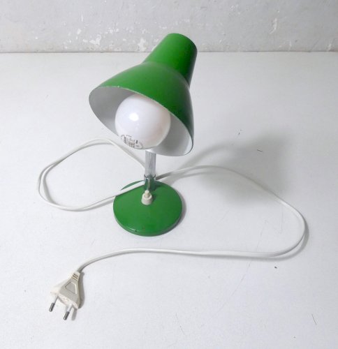 lampe orientable de bureau vintage métal vert