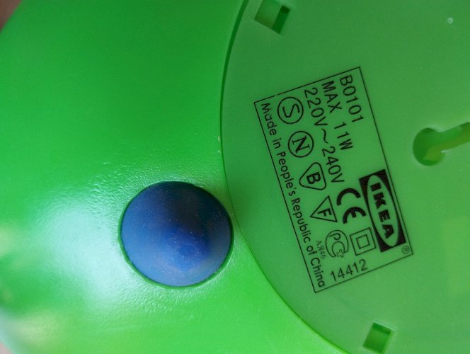 Lampe ou applique ovni ikea vintage, modèle löv; Hagberg, Ikea Vintage