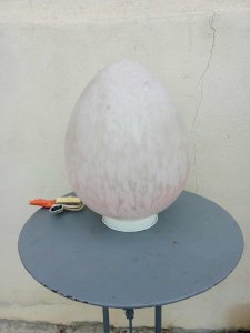 Lampe ovoïde vintage 