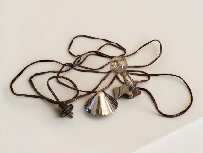Lampe pince champignon Années 70