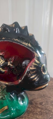 Lampe poisson céramique Vallauris