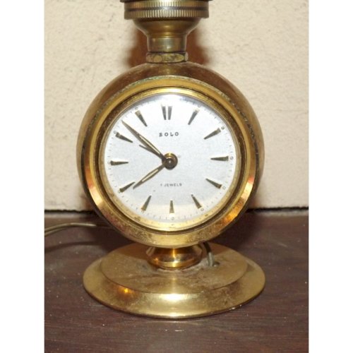Lampe Reveil Vintage : 7 JEWELS «Solo»