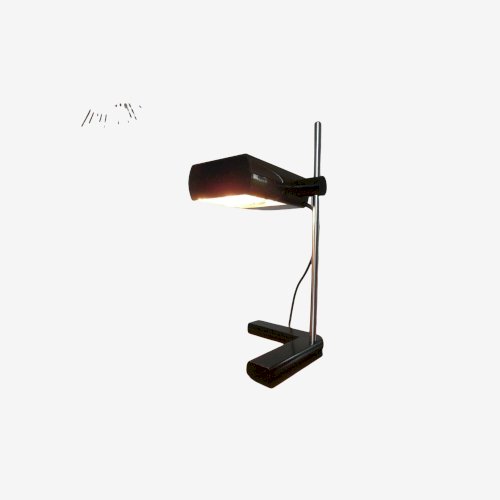 LAMPE  SAMP DESIGN  COLLECTION MANADE ANNEES 70 COULEUR MARRON VINTAGE 