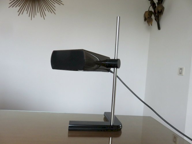 LAMPE  SAMP DESIGN  COLLECTION MANADE ANNEES 70 COULEUR MARRON VINTAGE 