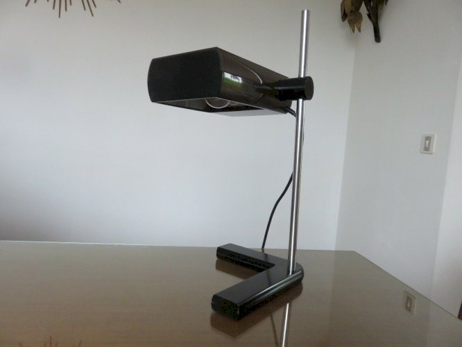 LAMPE  SAMP DESIGN  COLLECTION MANADE ANNEES 70 COULEUR MARRON VINTAGE 