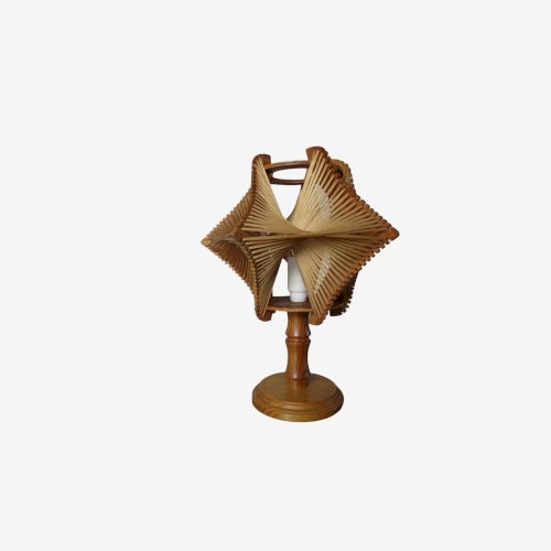 LAMPE SCANDINAVE FIL ET BOIS ANNEES 60 70 VINTAGE